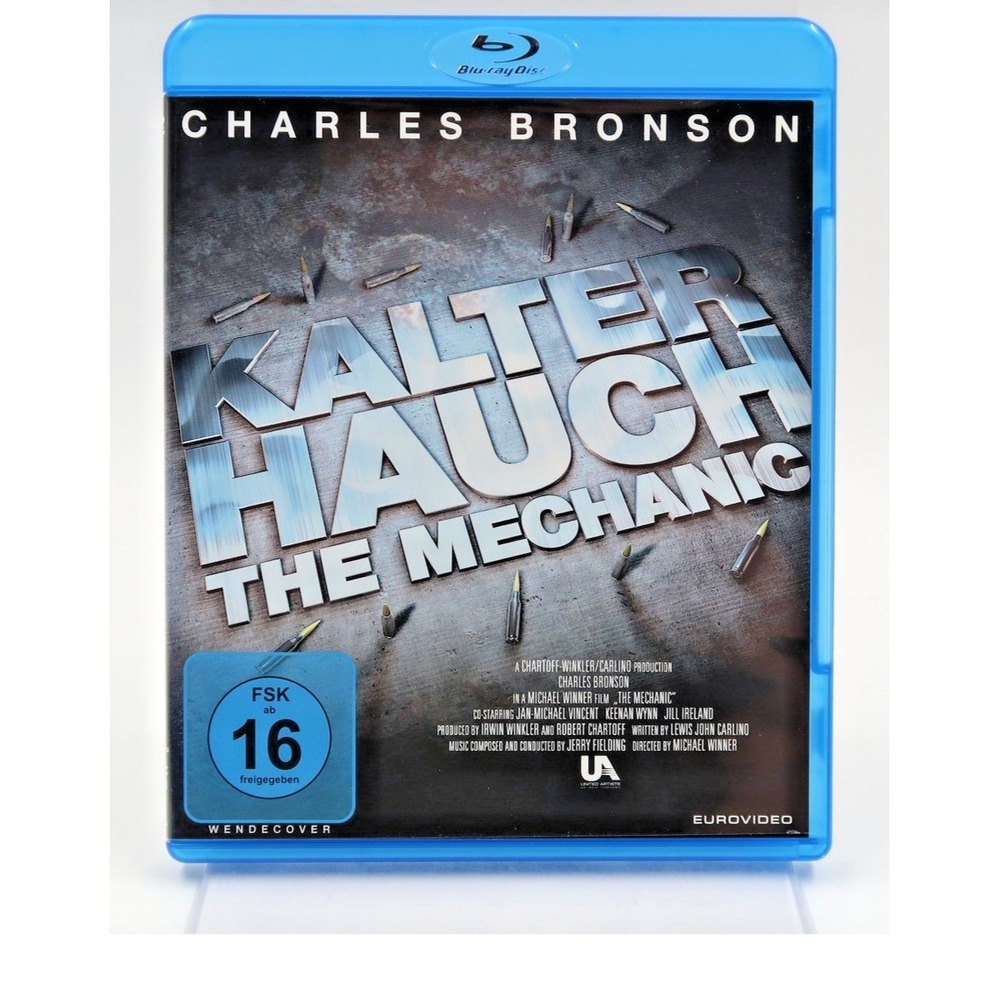 The Mechanic Blu-ray Charles Bronson 1972 Action Kalter‎ Hauch German Import BD